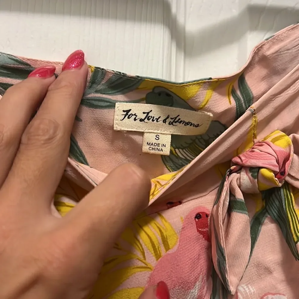 For Love and Lemons - Women's Floral Skirt - Cute Mini Skirt - Size Small